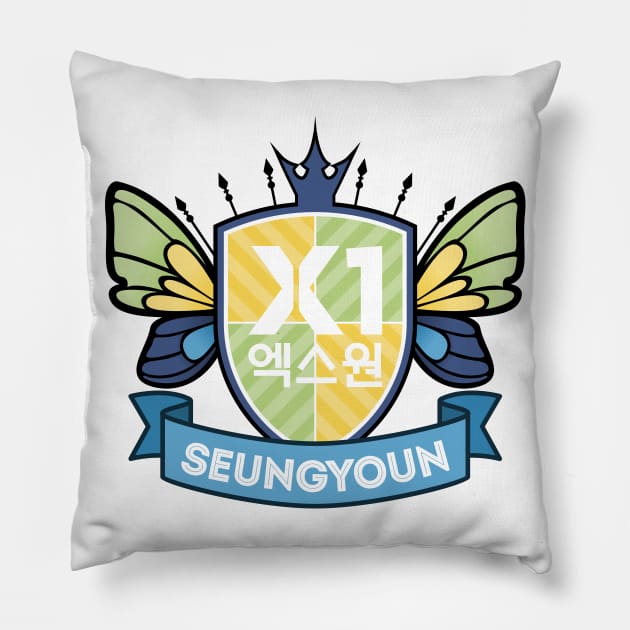 X1 Crest - Seung Youn Pillow by Silvercrystal