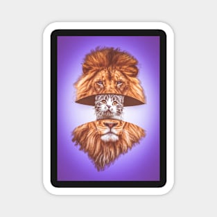 Masquerade Lion Magnet