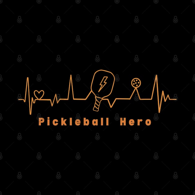 Pickleball Heroes Cute shirt for Nurse, Doctor, Police etc by KIRBY-Z Studio