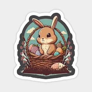 Cute Easter Bunny Easter Egg Men Women Kids Magnet