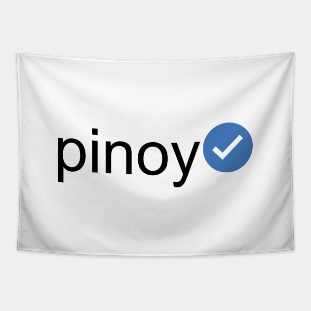 Verified Pinoy (Black Text) Tapestry by inotyler