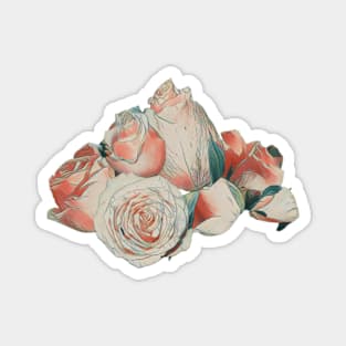 Vintage roses Magnet