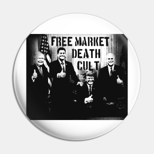 FREE MARKET DEATH CULT Pin