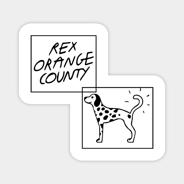 rex orange county who cares tour Magnet by Pop-clothes