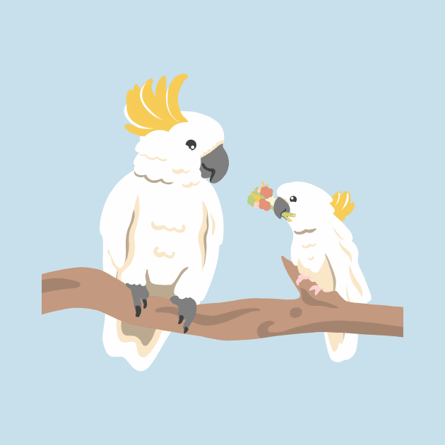 Cockatoos by Tilly-Scribbles