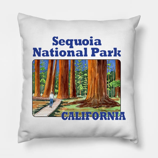 Sequoia National Park, California Pillow by MMcBuck