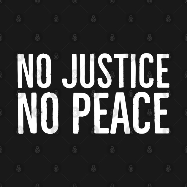 No Justice No Peace, Black Lives Matter, Protest by UrbanLifeApparel