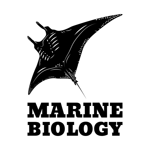 Marine Biology Manta Ray by Chemis-Tees
