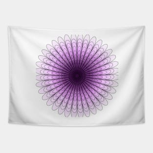 Purple Gradient Flower Tapestry