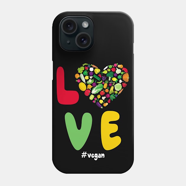 Love vegan 2 Phone Case by TarikStore