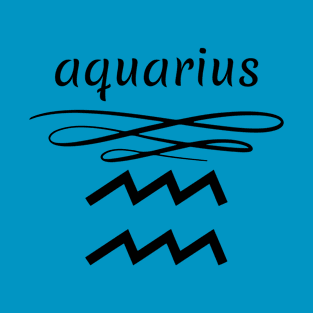 Aquarius zodiac sign T-Shirt