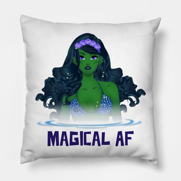 Magical AF Pillow by ArtbyLaVonne