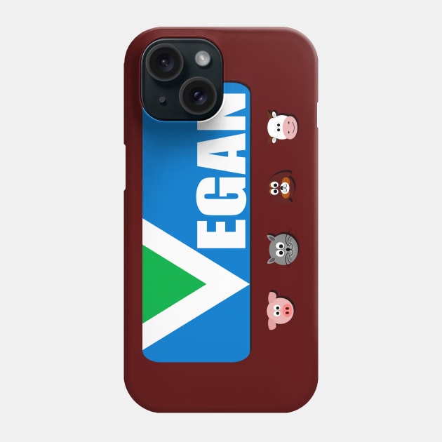 VEGAN banner Phone Case by RiverPhildon