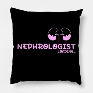 Future Nephrologist, doctor, kidneys - pink Pillow