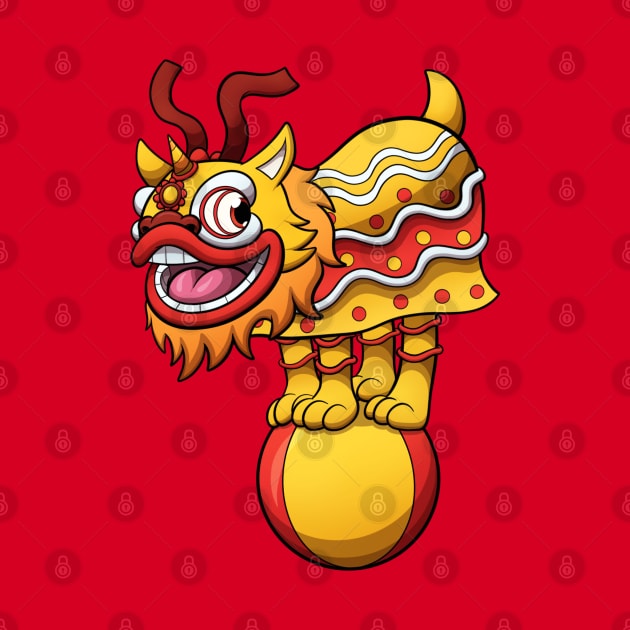 Lion Dance Act by TheMaskedTooner