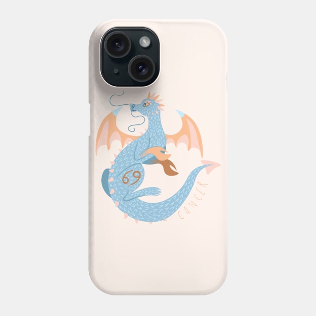 Cancer Dragon Phone Case by LexaStrong