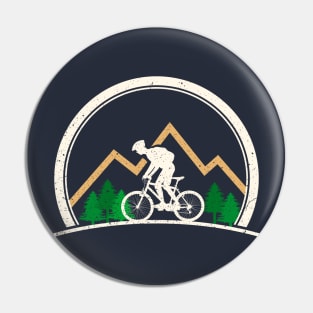 Mountain Bike Retro Style Extreme Hiking Lovers Gift Pin