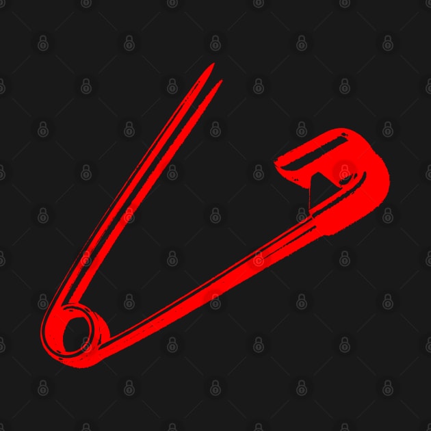 Safety Pin - What the Punk? - Stay Sharp - red edition by winterwinter