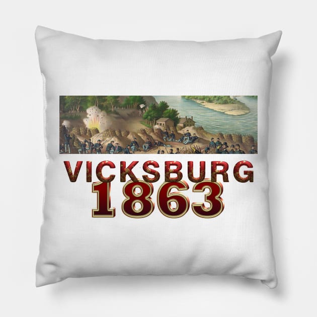 Vicksburg Pillow by teepossible