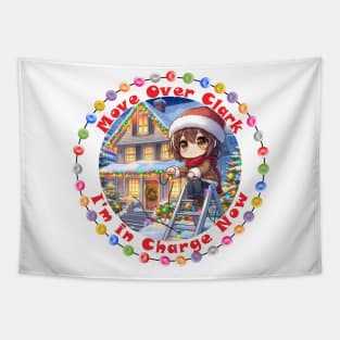 Chibi Woman - Move Over Clark Tapestry