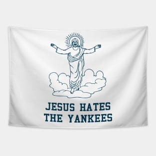 Jesus Hates the Yankees Tapestry