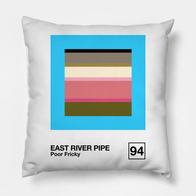 Poor Fricky / Minimalist Style Graphic Artwork Design Pillow by saudade