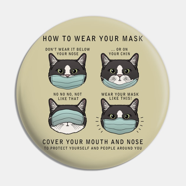 How to wear your mask 2 Pin by tiina menzel