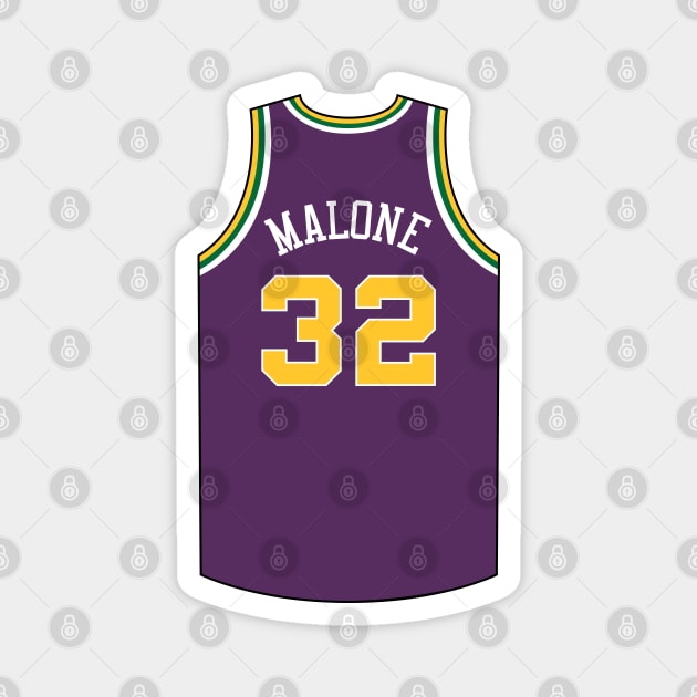 Karl Malone Utah Jersey Qiangy Magnet by qiangdade