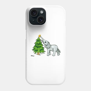 2013 Holiday ATC 11 - Christmas Tree and Elephant Phone Case