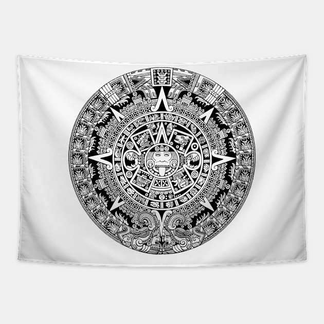 Aztec Calendar Aztec Tapestry TeePublic