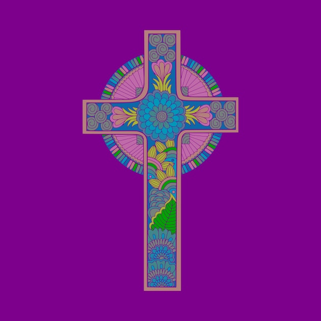 Pretty Cross Graphic by AlondraHanley