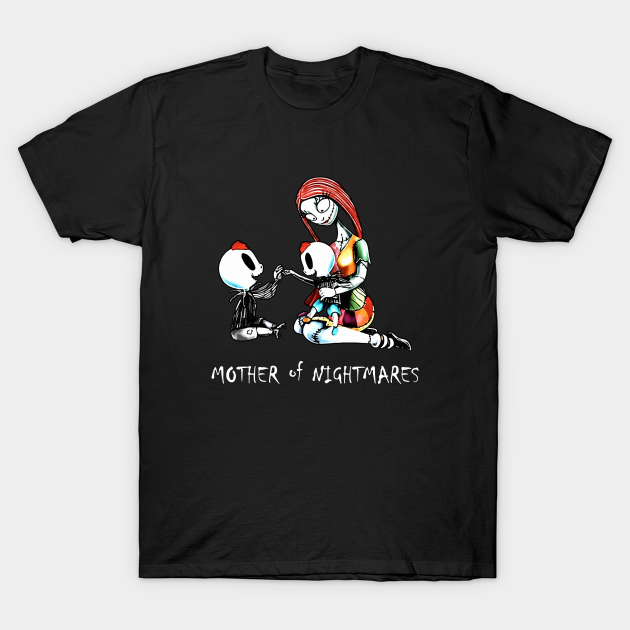 Mother Of Nightmares Two Boys Ladies Funny Happy Mother - Mom - T-Shirt