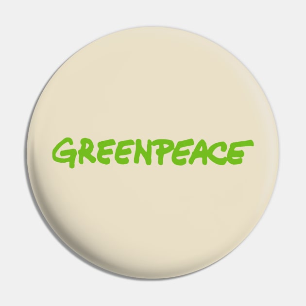 greenpeace Pin by RisingAboveBedlam