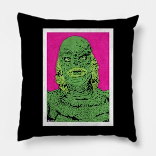 CREATURE FROM THE BLACK LAGOON (Pop Art) Pillow