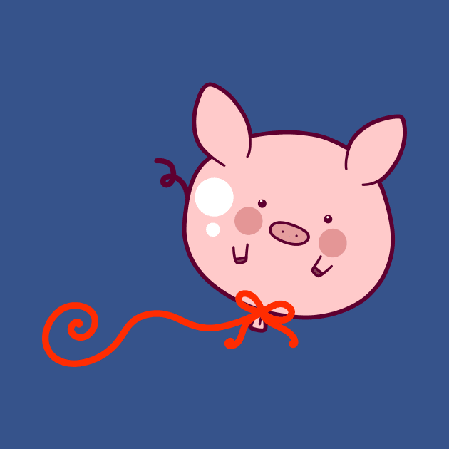 Pig Balloon by saradaboru