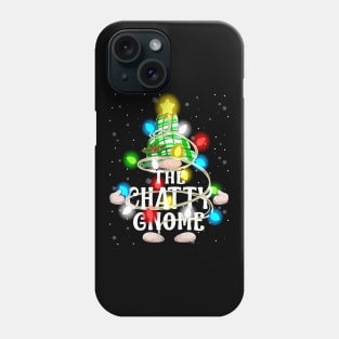 The Chatty Gnome Christmas Matching Family Shirt Phone Case