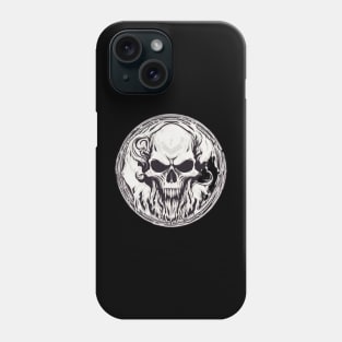 Terrifying skull Phone Case