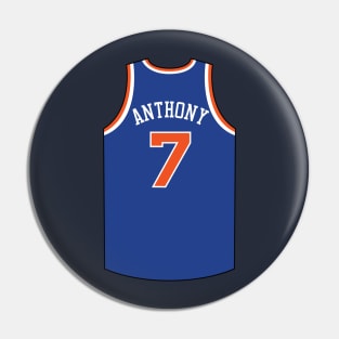 Carmelo Anthony New York Jersey Qiangy Pin