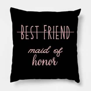 Best friend made of honor, made of honor, wedding shower, engagement gift, bachelorette, bridsmaid, Pillow