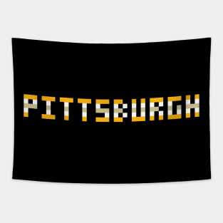 Pixel Hockey City Pittsburgh 2017 Tapestry