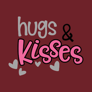 Hugs And Kisses Pink T-Shirt