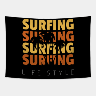 Surfing Life Style Tapestry