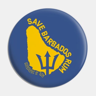 The Save Barbados Rum Pin