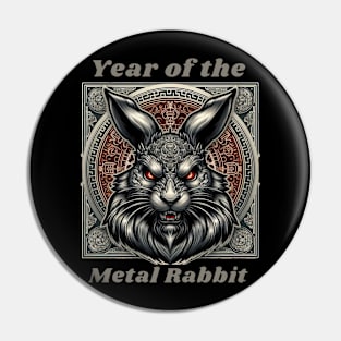 Year of the Metal Rabbit Pin