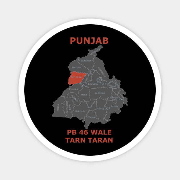 PB 46 Wale Tarn Taran Pb 46 Wale Tarn Taran Magnet TeePublic