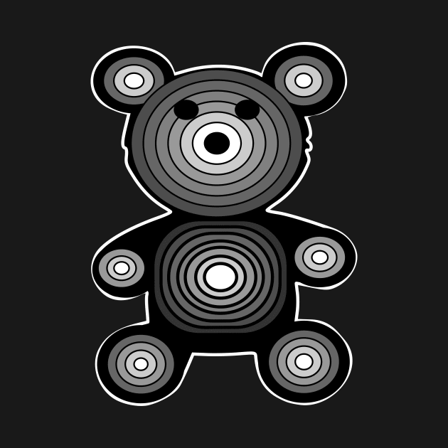 Grey Teddy Bear by Shrenk