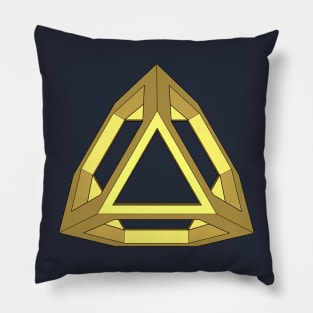 gmtrx lawal skeletal truncated tetrahedron Pillow