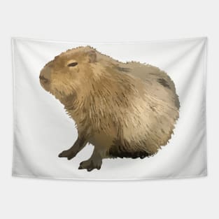 Cute capybara Tapestry