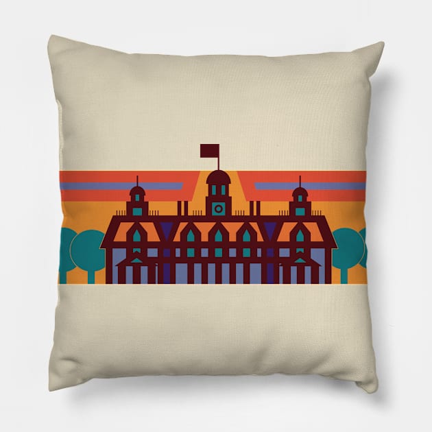 EPCOT Center Design Pillow by GrizzlyPeakApparel