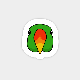 Eclectus Parrot Face Magnet